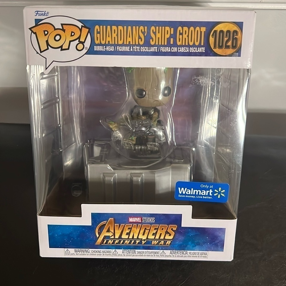 Funko Pop Guardians’ Ship Groot 1026 Bobble-Head Figurine Brand New In Box